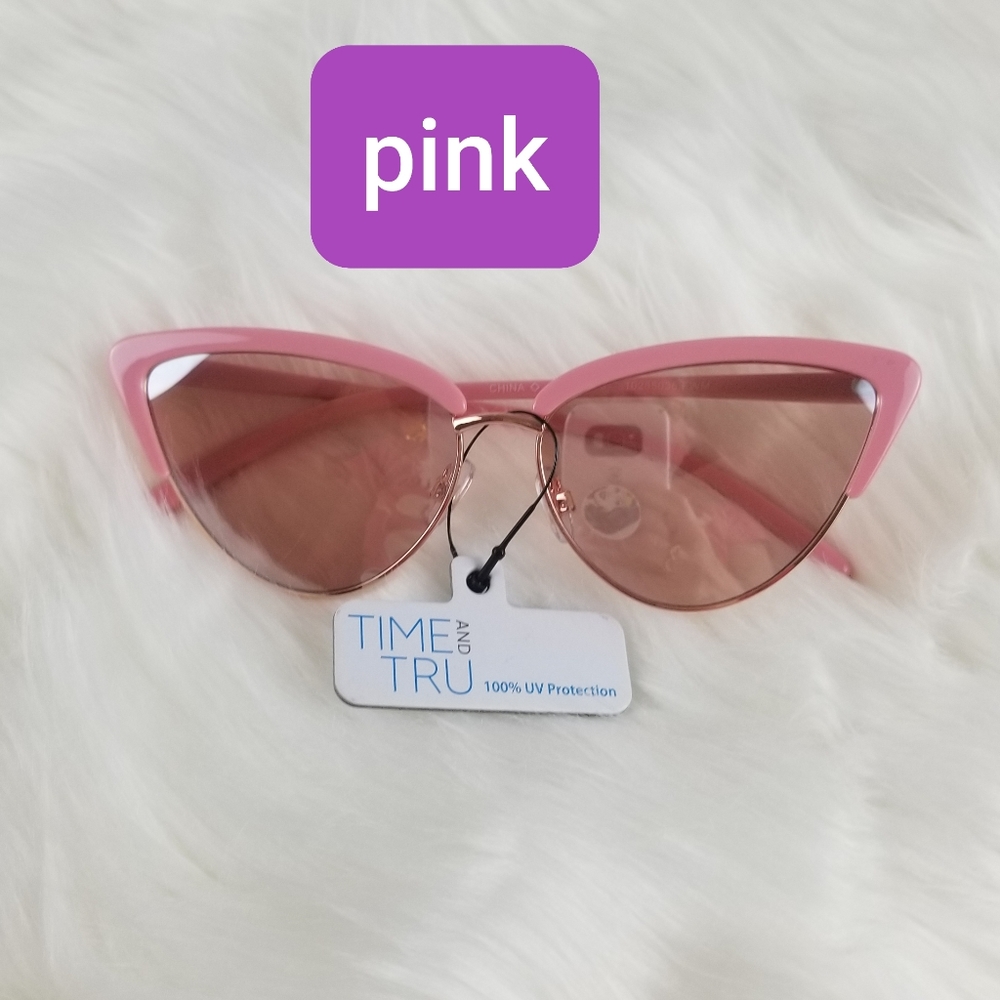 PINK Cateye Sunglasses - Picture 3 of 6